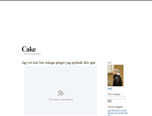 Tablet Screenshot of cakes.blogg.se