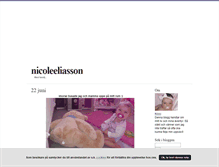 Tablet Screenshot of nicoleeliasson.blogg.se