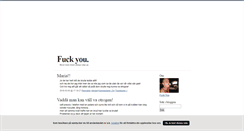 Desktop Screenshot of fuckyou.blogg.se