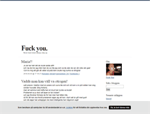 Tablet Screenshot of fuckyou.blogg.se