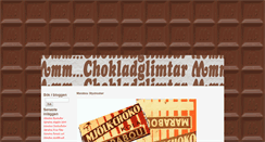 Desktop Screenshot of chokladglimtar.blogg.se