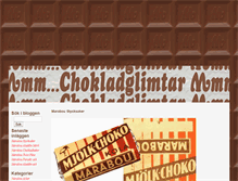 Tablet Screenshot of chokladglimtar.blogg.se