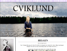 Tablet Screenshot of cviklund.blogg.se