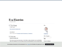 Tablet Screenshot of evabekstrom.blogg.se