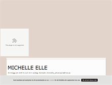 Tablet Screenshot of michelleelle.blogg.se