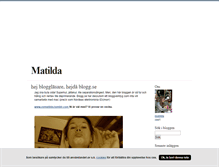 Tablet Screenshot of oymatilda.blogg.se