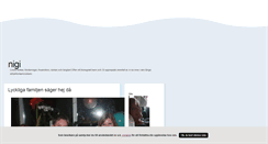 Desktop Screenshot of nigi.blogg.se