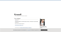 Desktop Screenshot of kruusell.blogg.se