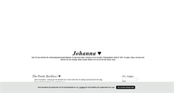 Desktop Screenshot of johannahjarta.blogg.se