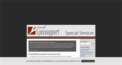 Desktop Screenshot of ljussupport.blogg.se