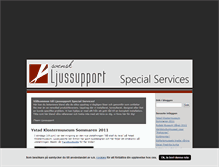 Tablet Screenshot of ljussupport.blogg.se