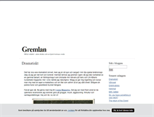 Tablet Screenshot of gremlins.blogg.se
