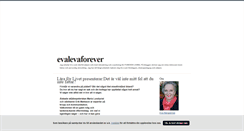 Desktop Screenshot of evalevaforever.blogg.se