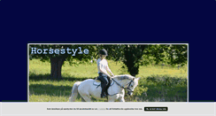 Desktop Screenshot of horsestyle.blogg.se