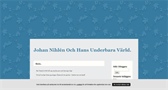 Desktop Screenshot of nihlen.blogg.se