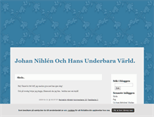 Tablet Screenshot of nihlen.blogg.se