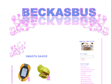 Tablet Screenshot of beckasbus.blogg.se