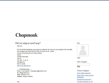 Tablet Screenshot of chopmonk.blogg.se