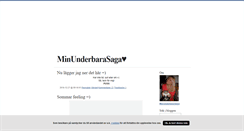 Desktop Screenshot of minunderbarasaga.blogg.se