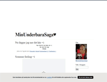 Tablet Screenshot of minunderbarasaga.blogg.se
