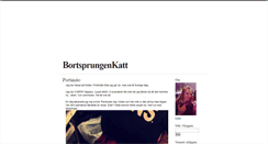 Desktop Screenshot of bortsprungenkatt.blogg.se