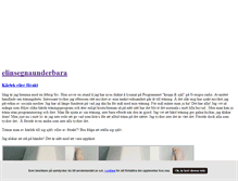 Tablet Screenshot of elinsegnaunderbara.blogg.se