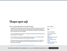 Tablet Screenshot of egensajt.blogg.se