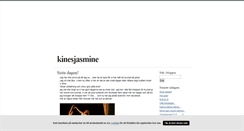 Desktop Screenshot of kinesjasmine.blogg.se