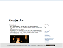 Tablet Screenshot of kinesjasmine.blogg.se