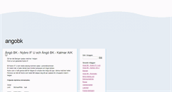 Desktop Screenshot of angobk.blogg.se