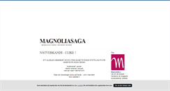 Desktop Screenshot of magnoliasaga.blogg.se
