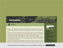 Tablet Screenshot of hastsajten.blogg.se