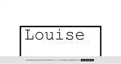 Desktop Screenshot of louisejoh.blogg.se