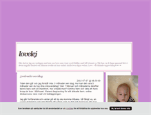 Tablet Screenshot of lovelej.blogg.se