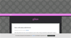 Desktop Screenshot of gikas.blogg.se