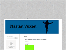 Tablet Screenshot of nastanvuxen.blogg.se