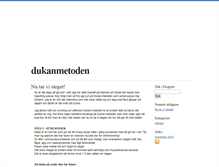 Tablet Screenshot of dukanmetoden.blogg.se