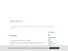 Tablet Screenshot of idashem.blogg.se
