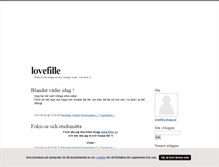 Tablet Screenshot of lovefille.blogg.se