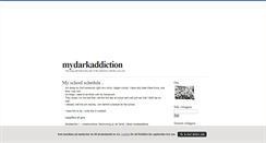 Desktop Screenshot of mydarkaddiction.blogg.se