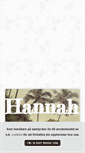 Mobile Screenshot of hannahslife.blogg.se