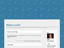 Tablet Screenshot of blalavendel.blogg.se
