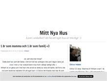 Tablet Screenshot of mittnyahus.blogg.se