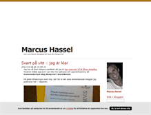 Tablet Screenshot of marcushassel.blogg.se