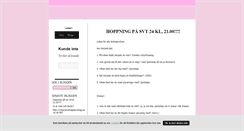 Desktop Screenshot of hoppbrudarna.blogg.se