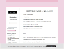 Tablet Screenshot of hoppbrudarna.blogg.se
