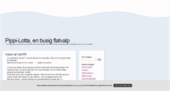 Desktop Screenshot of pippiochtanja.blogg.se
