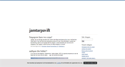Desktop Screenshot of jamtarpavift.blogg.se