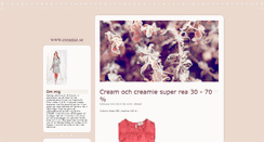 Desktop Screenshot of creamie.blogg.se