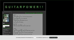 Desktop Screenshot of guitarpower.blogg.se